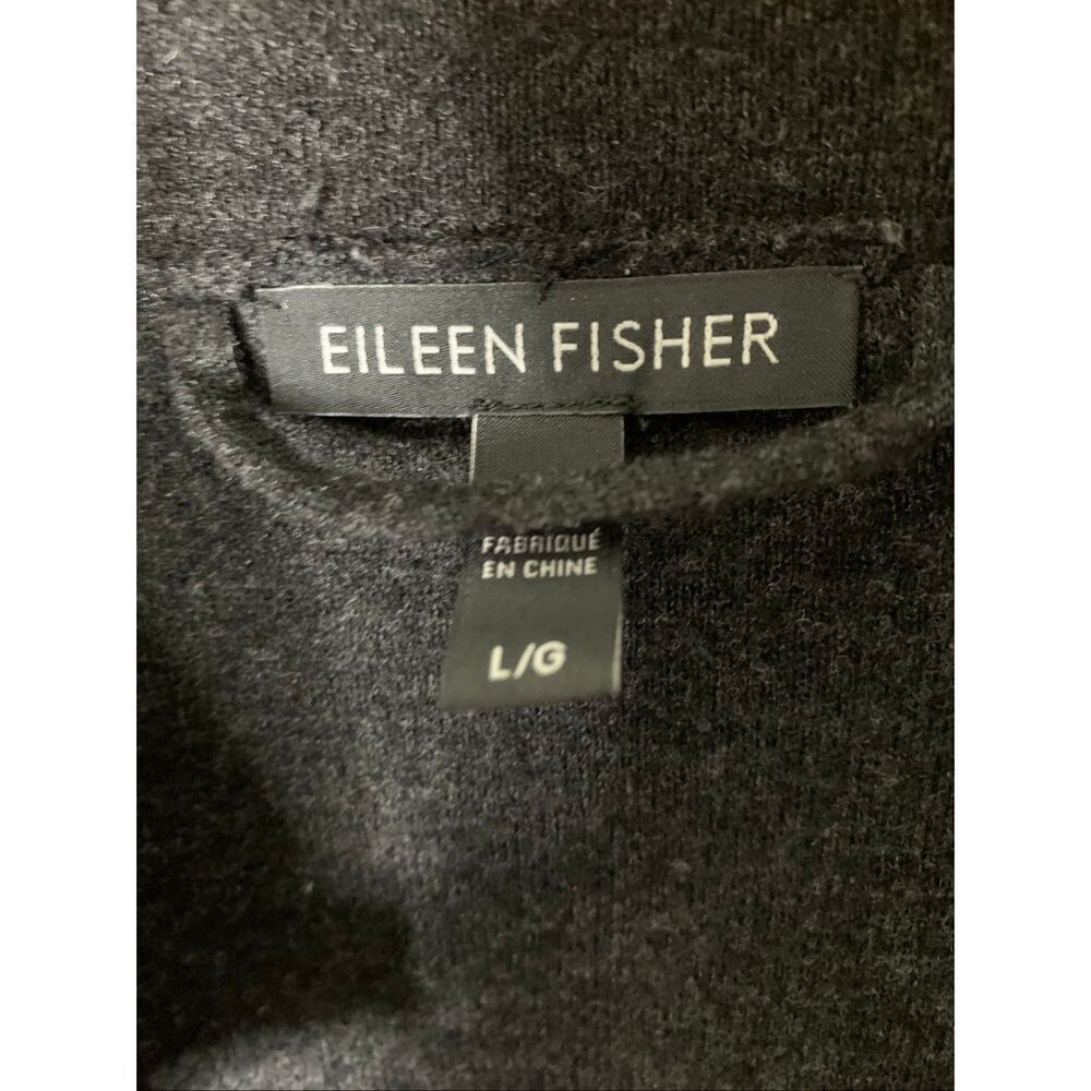 Eileen Fisher merino wool sweater cardigan jacket women's size large - Picture 3 of 4